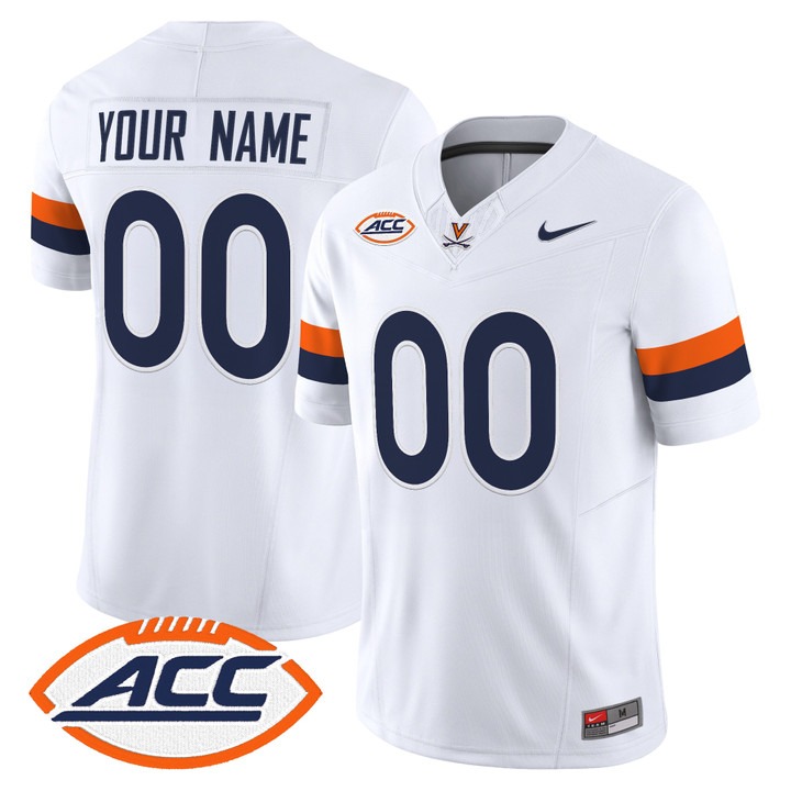 Virginia Cavaliers 2026 Vapor Limited Custom Jersey White - All Stitched
