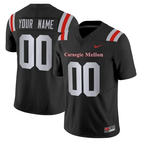 Carnegie Mellon Tartans 2026 Vapor Limited Custom Jersey Black - All Stitched