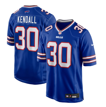 Men's Buffalo Bills #30 Anthony Kendall Team Game Jersey - Royal