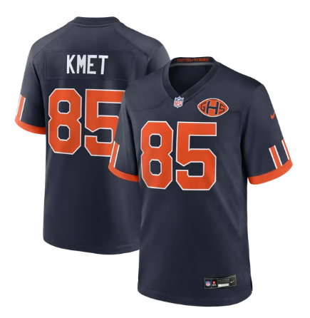 Men's Chicago Bears #85 Cole Kmet 2026 Rivalries Collection Game Jersey - Navy