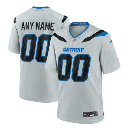 Men & Women & Youth Detroit Lions Nike 2026 Rivalries Collection Game Custom Jersey - Silver