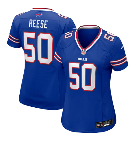 Women's Buffalo Bills #50 Otis Reese Team Game Jersey - Royal