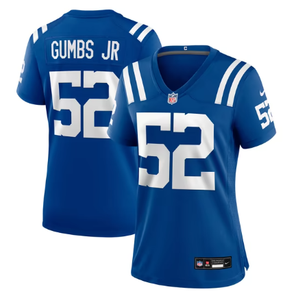 Women's Indianapolis Colts #52 George Gumbs Jr. Team Game Jersey - Royal