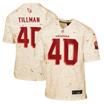 Youth Arizona Cardinals #40 Pat Tillman Rivalries Collection Game Jersey - Natural