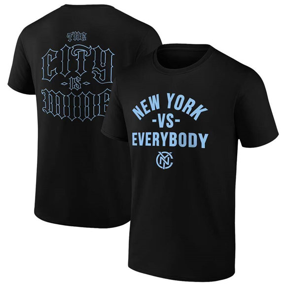 Men's New York City FC Black The City Is Mine T-Shirt