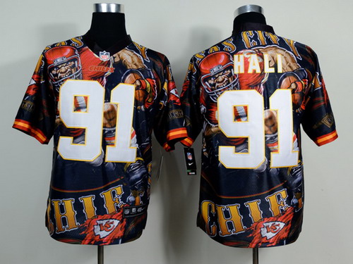 Nike Kansas City Chiefs #91 Tamba Hali 2014 Fashion Elite Jersey